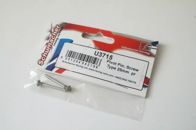 Schumacher Pivot Pin, Screw Type 25mm - U3715