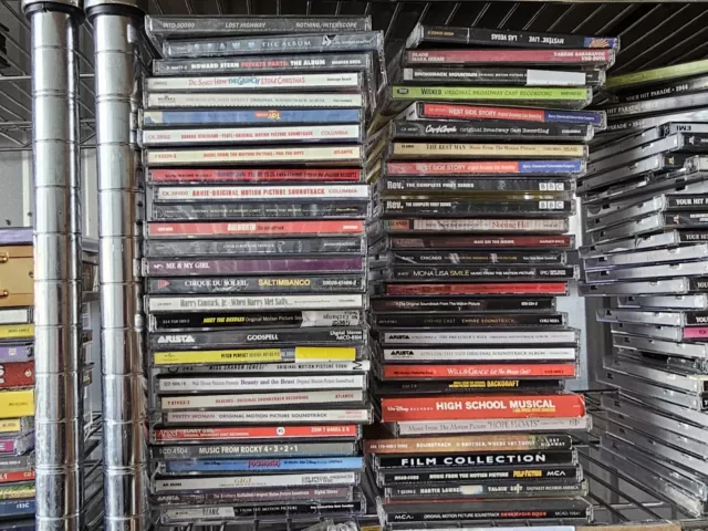 Lot Of 116 Soundtrack Music CDs In Original Cases w/ Box Sets, Rare Titles SU42