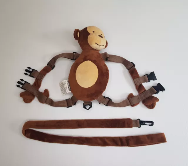 Goldbug Monkey 2 In 1 Harness Buddy Backpack With Adjustable Straps For Toddler