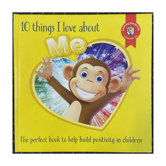 EC 10 Things I Love About Me Preschool Book Fun Illustrated Characters Ages 3+