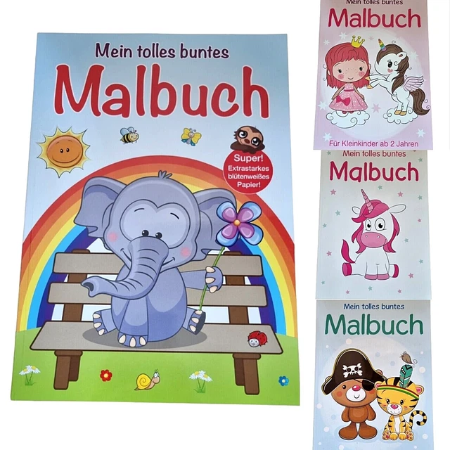 Mein tolles Malbuch für Kleinkinder ab 2 Jahren DIN A4