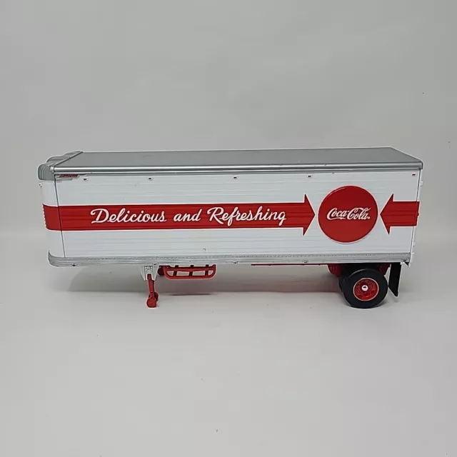 ERTL COCA-COLA GMC 1954 GREAT DANE Semi Tractor Trailer White -14”
