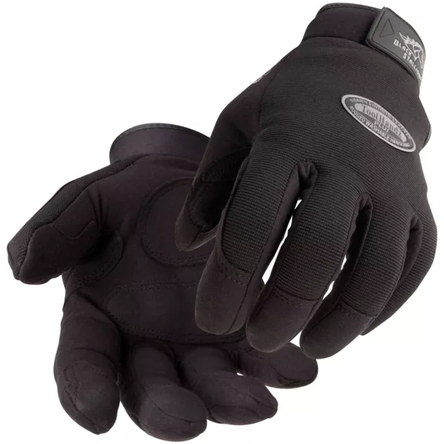 Black Stallion ToolHandz Plus Original Black Mechanics Gloves (XL) (99PLUS-BLK)