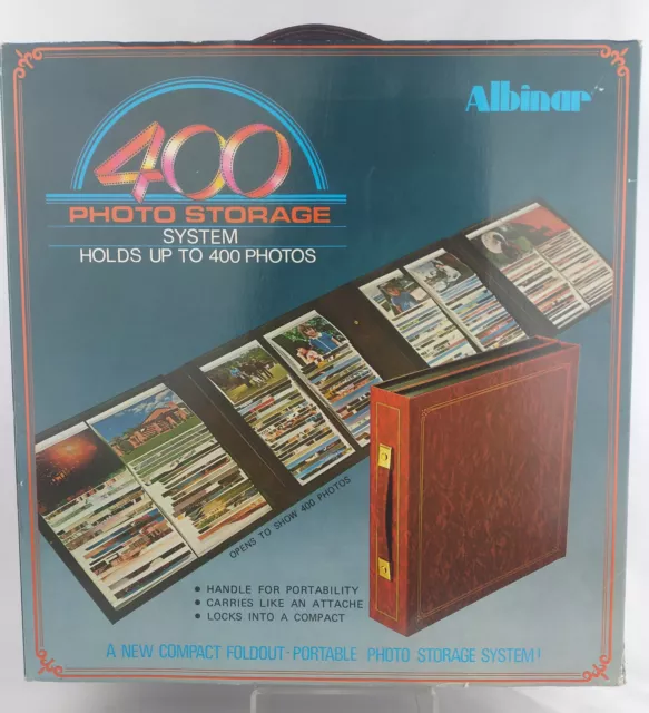 Albinar 400 Photo Storage Photos Briefcase Case Box Portable Sytem Attache 3
