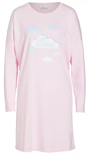 Peter Alexander Pink Jersey Cloud Day Dreamer Sleep Tee/Nightie Sz  L NWT