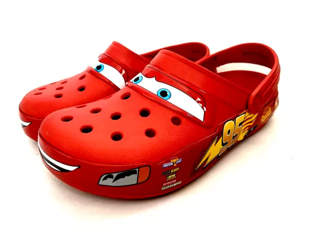 Disney Pixar Lightning McQueen CARS Crocs M 5 W 7 Men Women Adult Light Up Shoes Disney Pixar Lightning McQueen CARS Crocs M 5 W 7 Men Women Adult Light Up Shoes