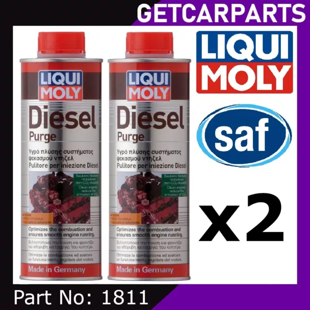 2X LIQUI MOLY - Diesel Purge Injector Cleaner Engine Fuel System