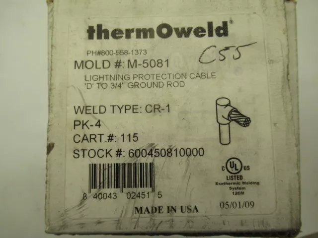 thermOweld CR-1 M5081 Mold #5081