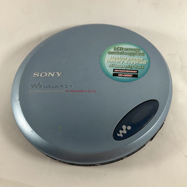 SONY WALKMAN DISCMAN DE405 ESP2 Personal CD Player + Case No