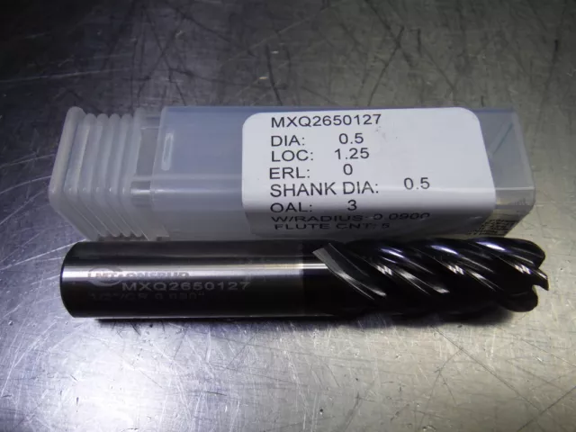 LMT ONSRUD 1/2" Solid Carbide Endmill 5 Flute MXQ2650127 (LOC2278B)