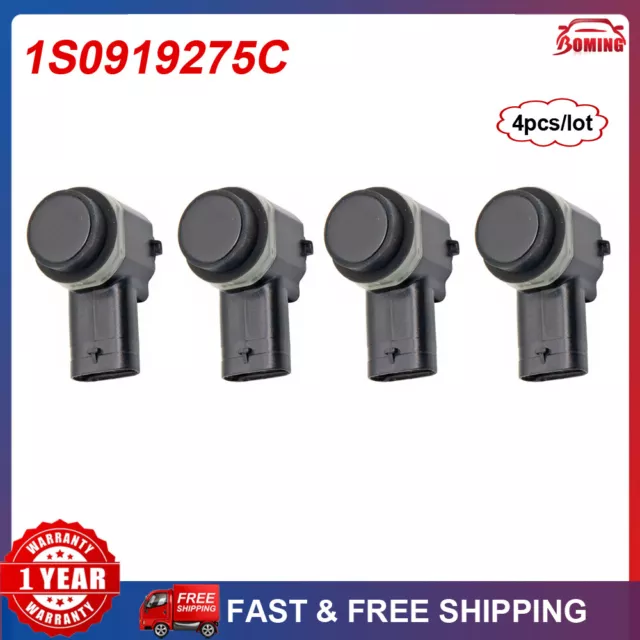 Back PDC Parking Sensor Sensor Optical 1S0919275C For Audi VW Passat Seat 4PCS