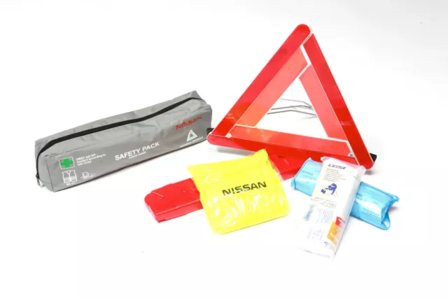 Nissan Originale Auto Guasto di Emergenza Sicurezza Equipment Kit / Confezione