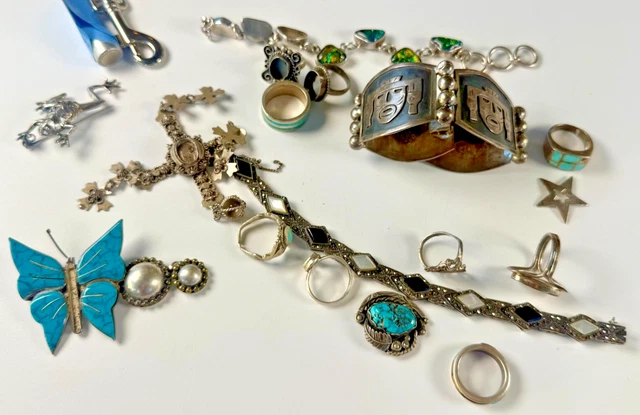 STERLING SILVER REPAIR 925 jewelry parts TO REPAIR Parts