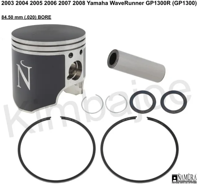 Yamaha Wave Runner GP1 300 R GP 1300 Listed 84.50 mm (.020) BORE Moly Piston Kit