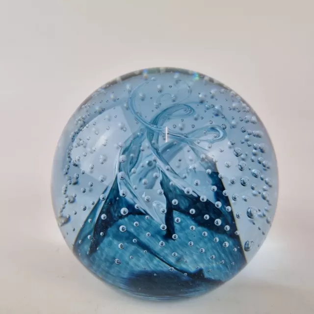 Caithness Scotland Art Glass Paperweight "Cauldron"