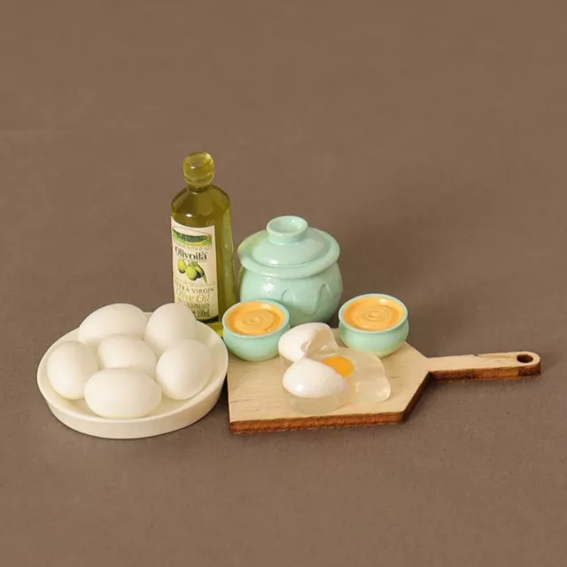 Multistyles Dollhouse Miniature Eggs  Miniature Dollhouse Decorations