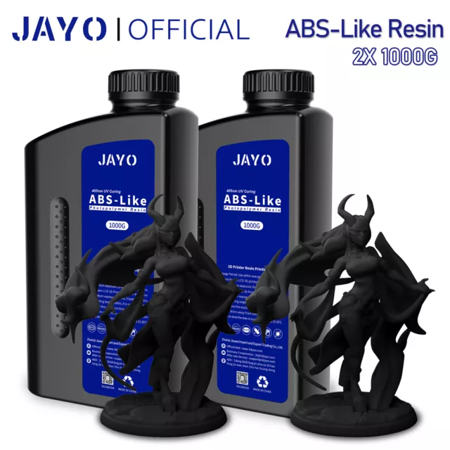 JAYO 405nm 2KG Black ABS-Like Resin 3D Printer LCD/DLP/SLA High Toughness Rapid