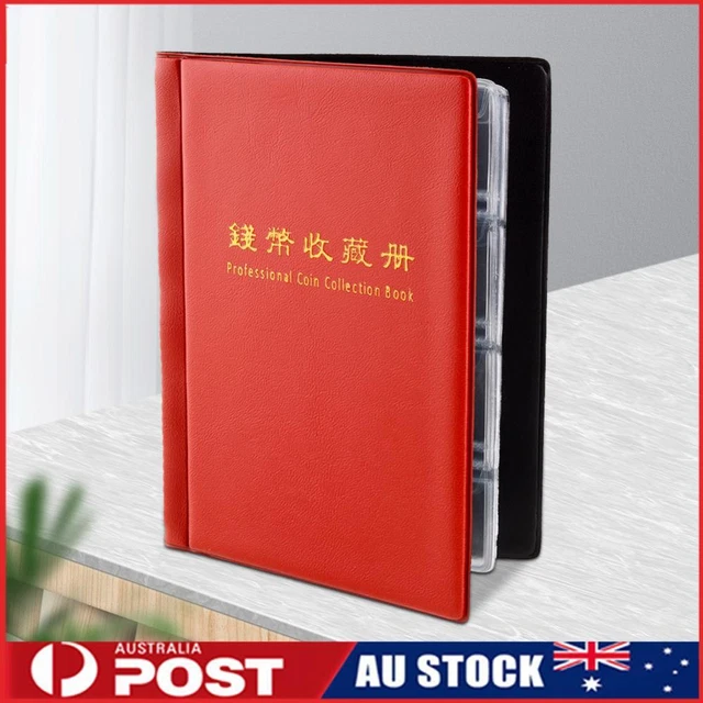 120 Pockets Coin Storage Holders Fixed Page Coin Book Household Display Articles
