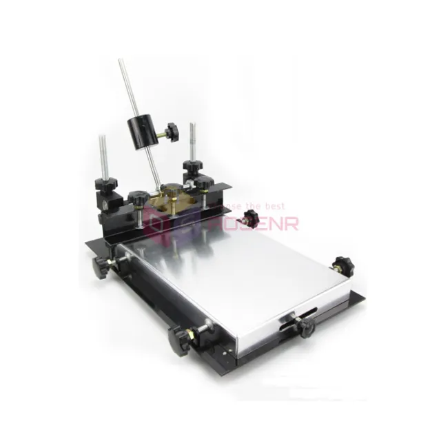 Manual Solder Paste Printer,PCB SMT Stencil Printer S Size 300x240mm