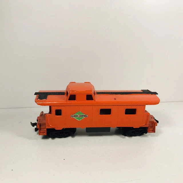 Tyco HO Custom Painted Illinois Central Caboose Model Freight Train Railcar
