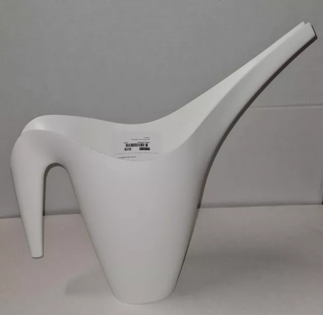 IKEA PS 2002 Pflanzen Gießkanne, weiß 1.2l Vase Garten Zubehör Wohnen