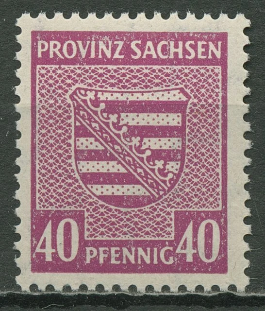 SBZ Provinz Sachsen 1945 Provinzwappen 84 X a postfrisch geprüft