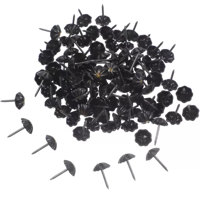 100 Pcs Iron Furniture Decorative Nails Upholstery Vintage Tacks