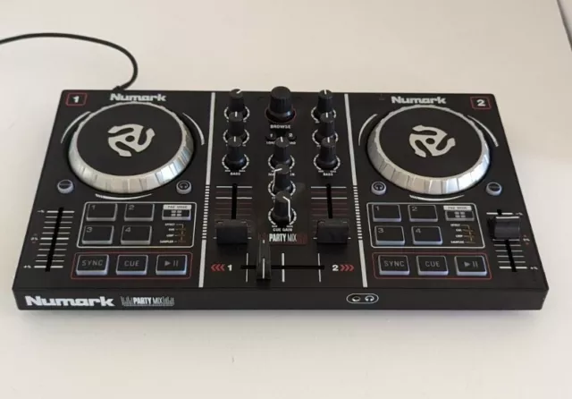 Numark Party Mix DJ Controller W/ Built in Light Show USB *READ*