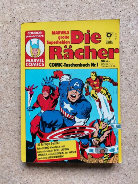 Condor - Marvel Avengers - Die Rächer Comic Taschenbuch Nr. 1 - Top Zustand / Z1