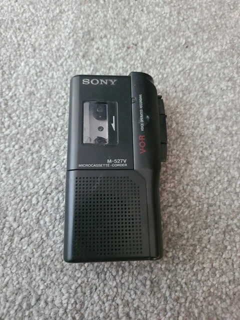 micro cassette corder enregistreur À Cassettes Sony M-527V