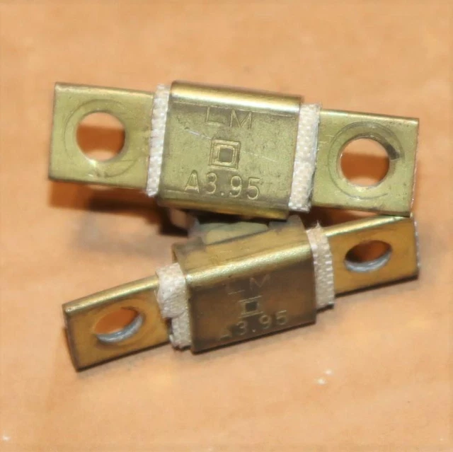 One Lot of 2 Square D  A3.95   Thermal Overload Relay Heater Element Sq D