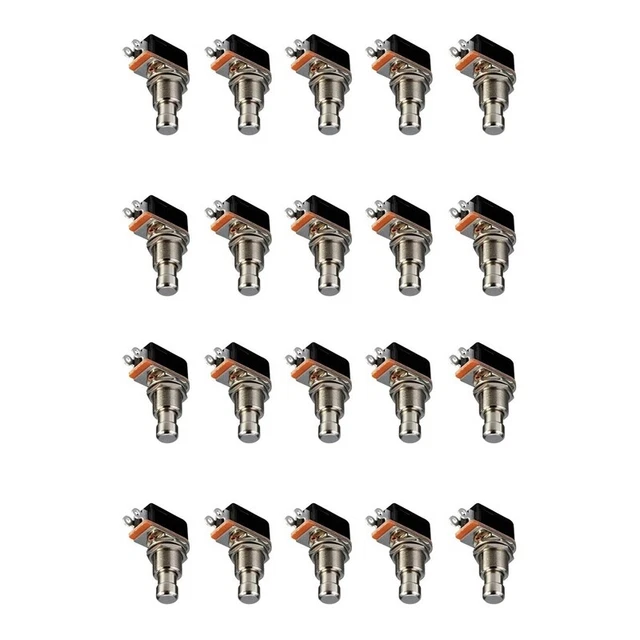 Chitarre effetto pedal box momentaneo pulsante SPST stomp piede interruttore pressione tasto C4L2