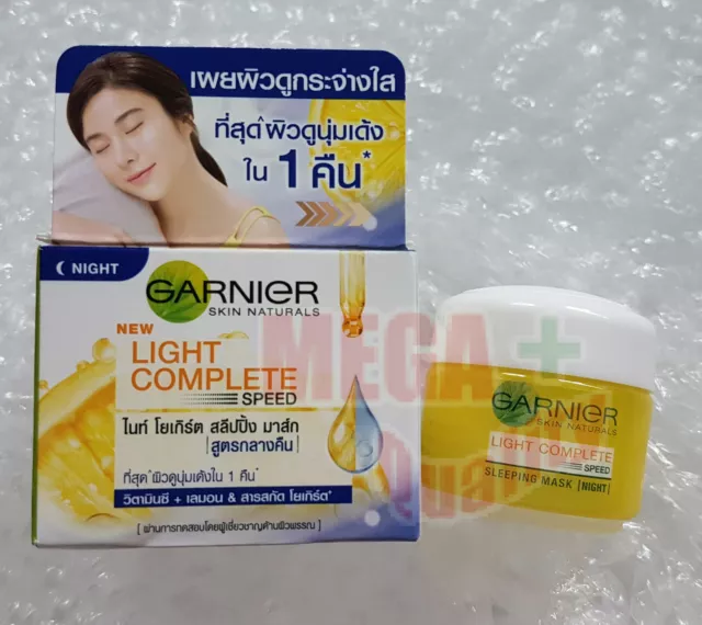 GARNIER SKIN NATURAL CLARO CREMA DE NOCHE PEELING BLANCO 18 ml.