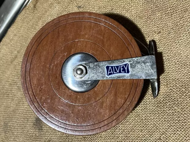 Alvey 525/A25 Vintage Fishing Reel Made In Australia Collector Piece