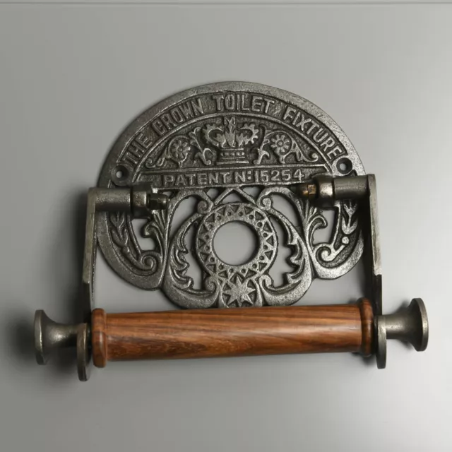 The Crown Cast Iron Toilet Paper Holder