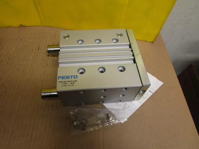 New Festo Electric Pneumatic Actuator Dfm-63-100-P-A-Gf 10 Bar Dfm63100Pagf