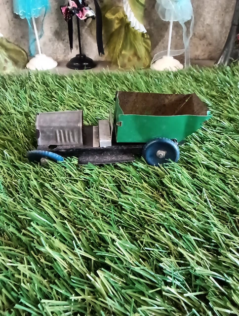 Camion Benne Samson Et Tractopelle Rico – Jouets Anciens En Fer