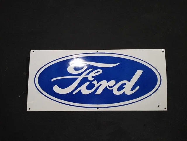 Porcelain Ford Enamel Metal Sign Size 35.5" x 15.5" Inches