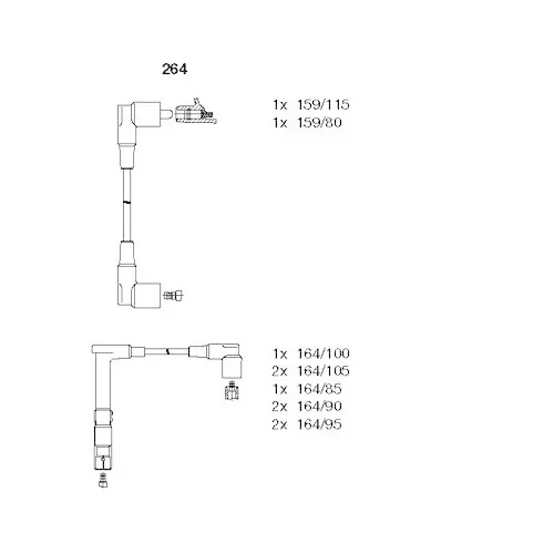 BREMI Zündleitungssatz für 264