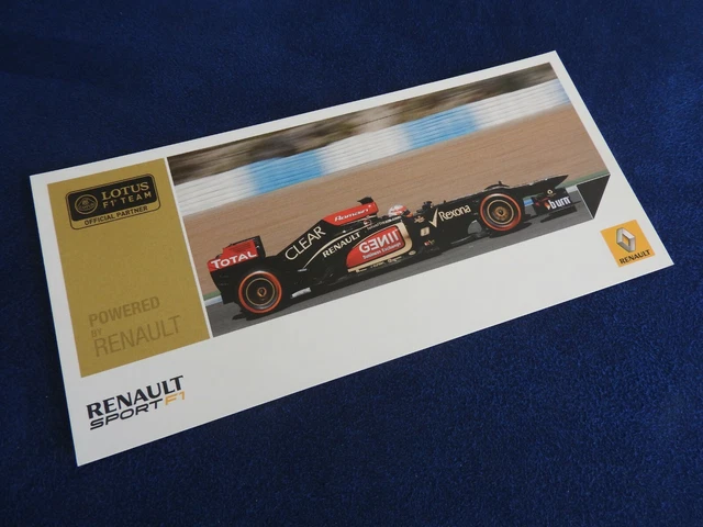 Carte postale autocollant ALAIN PROST F1 MCLAREN TAG MARLBORO 1984