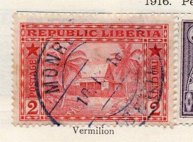 Liberia 1916 Early Issue Fine Used 2c. 185743