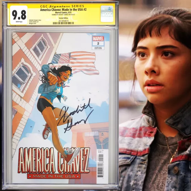 CGC 9.8 SS America Chavez Made in the USA #2 Variant signed by Xochitl Gomez