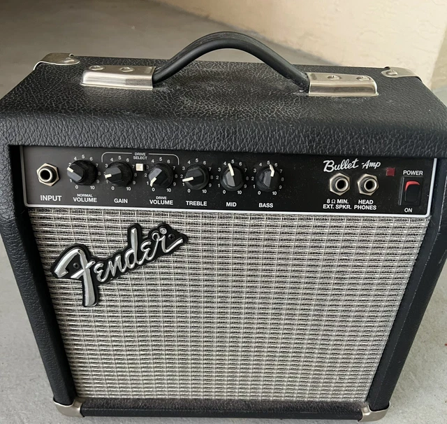 Fender Frontman PR 241 Spring Reverb 38 Watt Guitar Amp Black Silver Tested Fender Frontman PR 241 Spring Reverb 38 Watt Guitar Amp Black Silver Tested