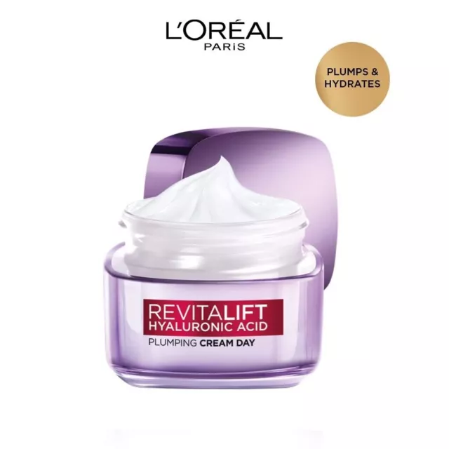 L'Oréal Paris Crème de Jour pour Femme, Hydrate et Repulpe50 ml 2