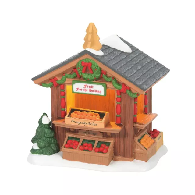 Dept 56 DICKEN'S MARKET FRUIT STAND Dickens Village 6009735 BRAND NEW 2022