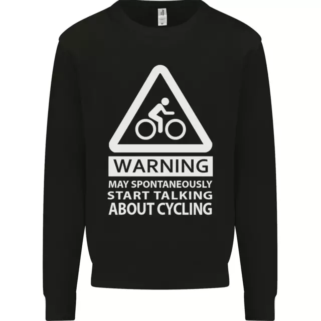 May Start Talking About Cycling Cyclist Mens Sweatshirt Jumper