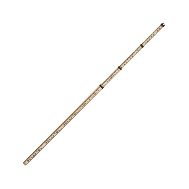 JOHNSON 40-6320 Telescoping Leveling Rod,Aluminum,16 ft.