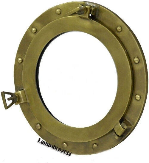 17 " Messing Oberfläche ~ Aluminium Bullauge Nautisch Schiff Fenster Dekoration