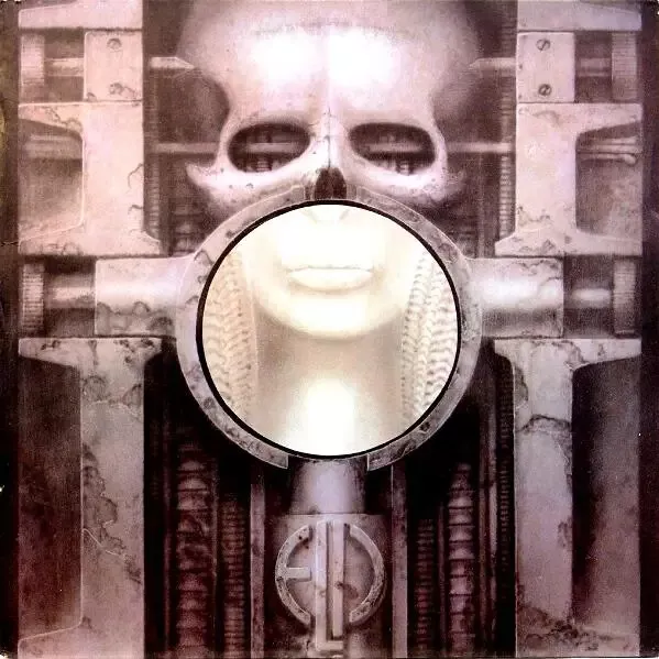 Emerson, Lake & Palmer Brain Salad Surgery DIE-CUT COVER Manticore Vinyl LP