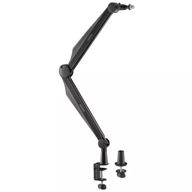 Toboli Bras pour microphone 80cm Bras à joints Support micros table Ajustable